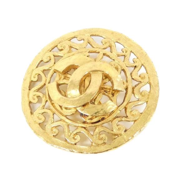 CHANEL Gold Brooch - Picture 1 of 3